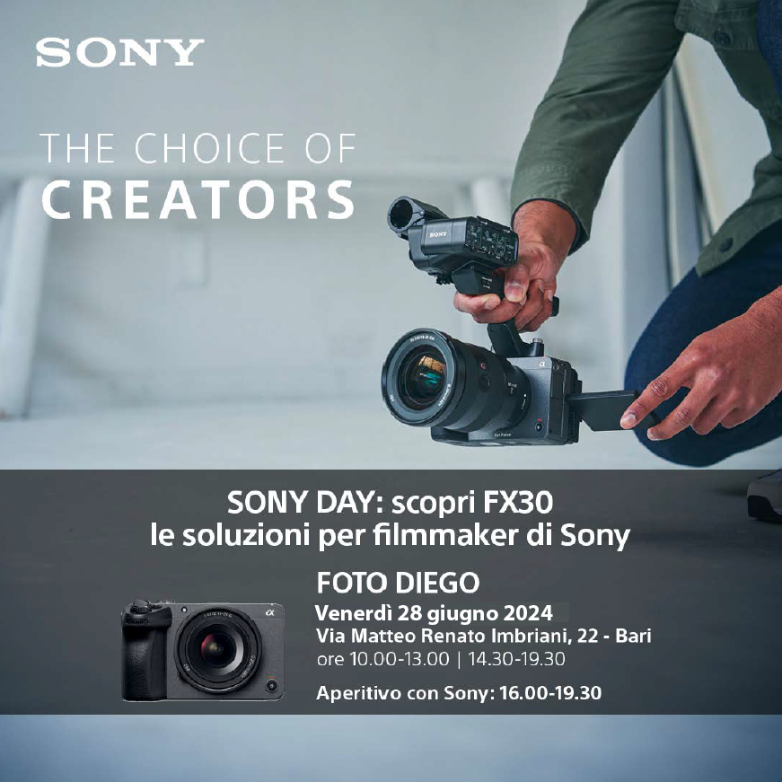 SONY, THE CHOICE OF CREATOR